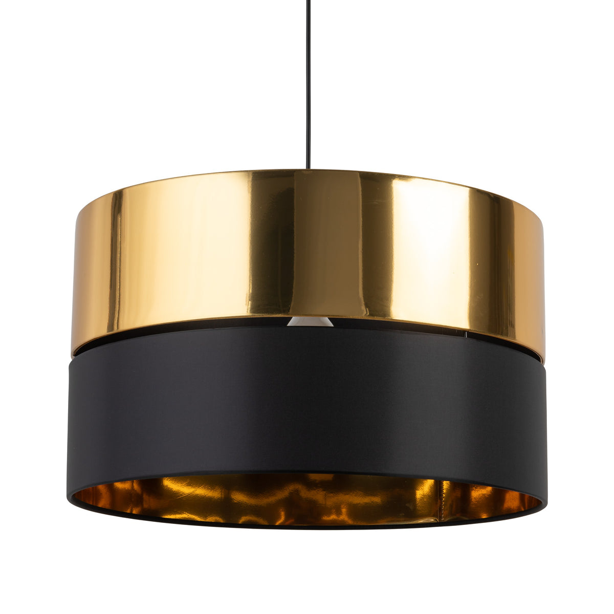 Lampa suspendată Hilton Black/Gold 4346 TK 4346