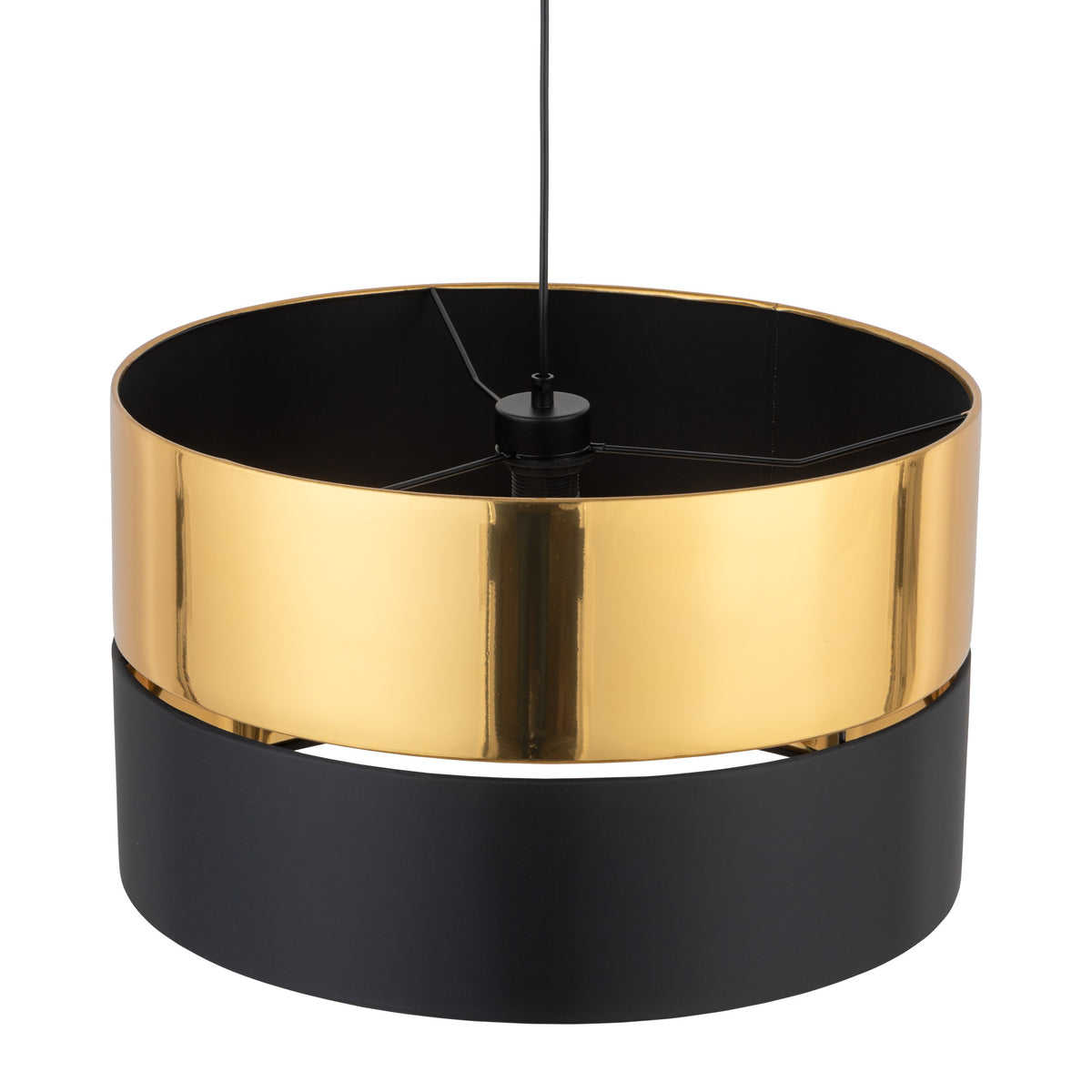 Lampa suspendată Hilton Black/Gold 4346 TK 4346