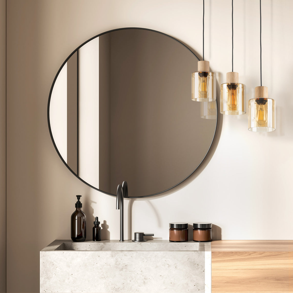 Lustră TK Lighting Orson 3, 3 x E27, 4568