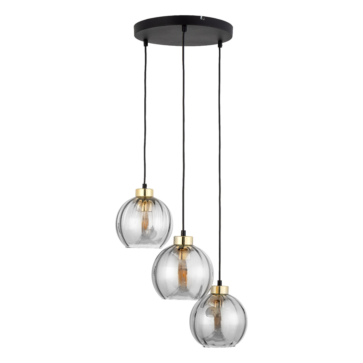 Lustră TK Lighting Devi 3 Rotund, transparent, 3 x E27, 4579