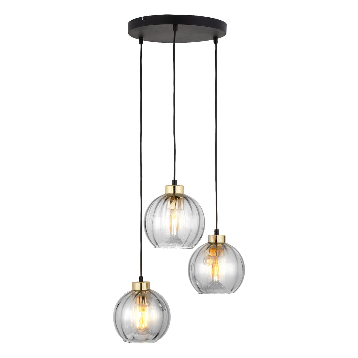 Lustră TK Lighting Devi 3 Rotund, transparent, 3 x E27, 4579