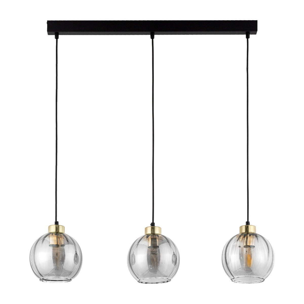 Lustră TK Lighting Devi 3 Bară, transparent, 3 x E27, 4580