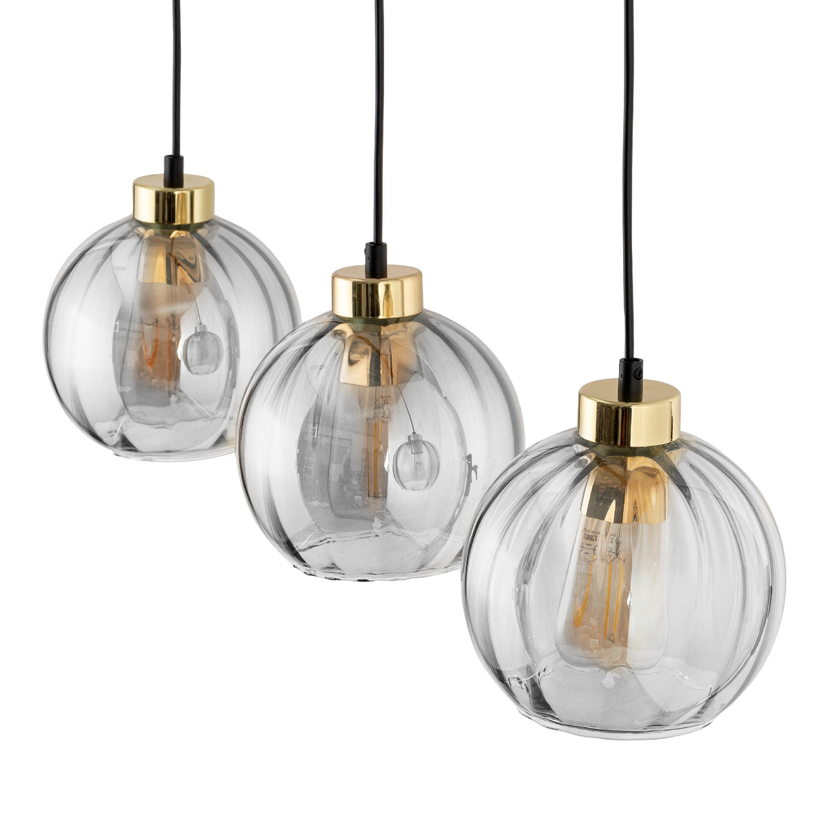 Lustră TK Lighting Devi 3 Bară, transparent, 3 x E27, 4580