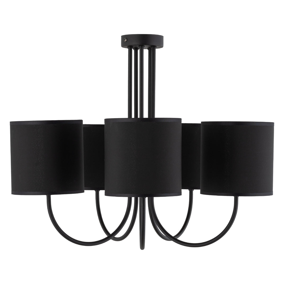 Plafonieră TK Lighting Torens 5, negru, 5 x E27, 4595