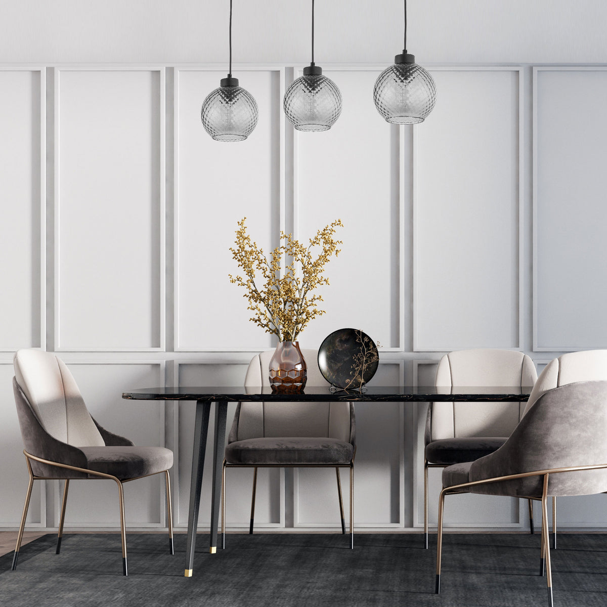 Lustră TK Lighting Devon 3 Bară, 3 x E27, 4628
