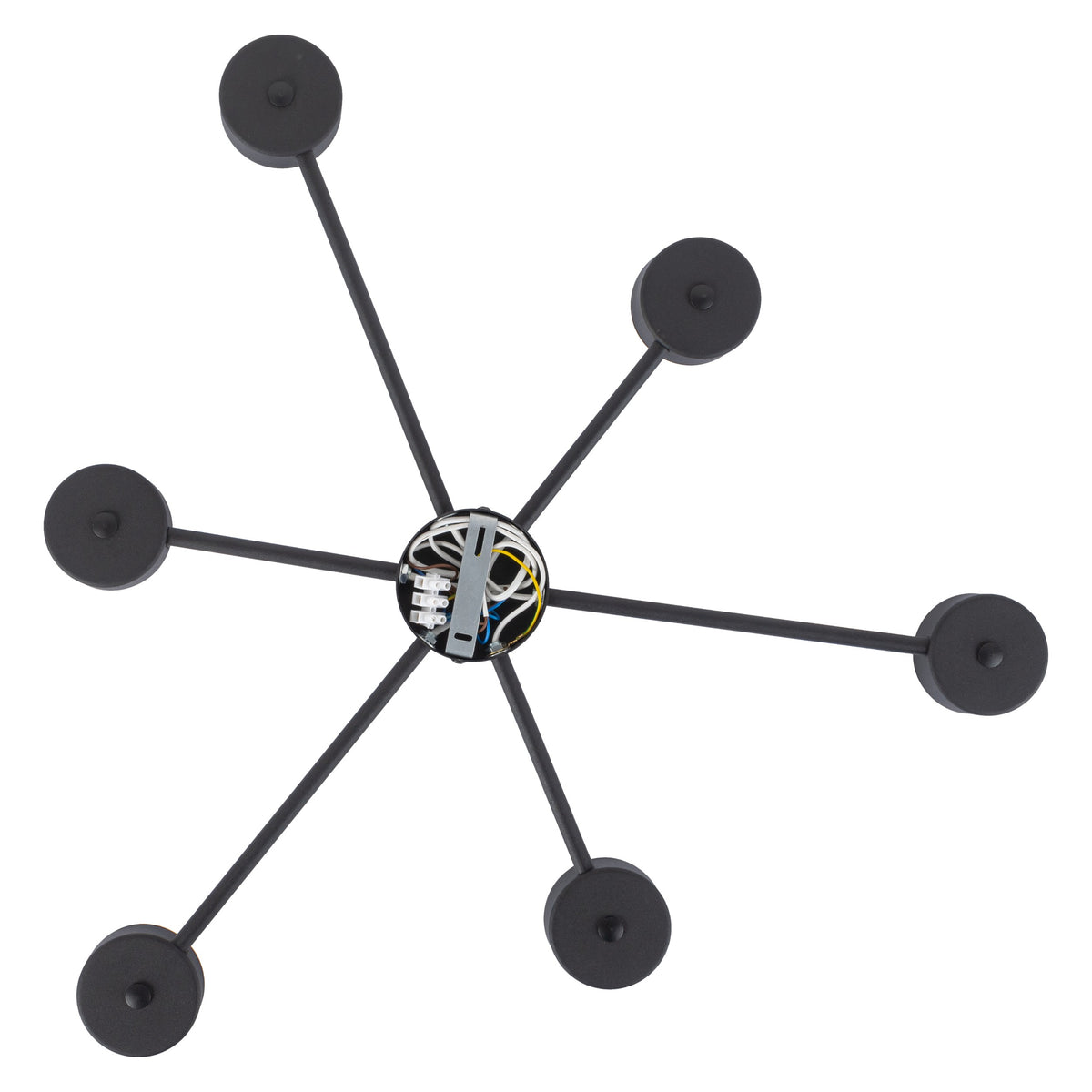 Aplică TK Lighting Avia 6, negru, 6 x GX53, 4692
