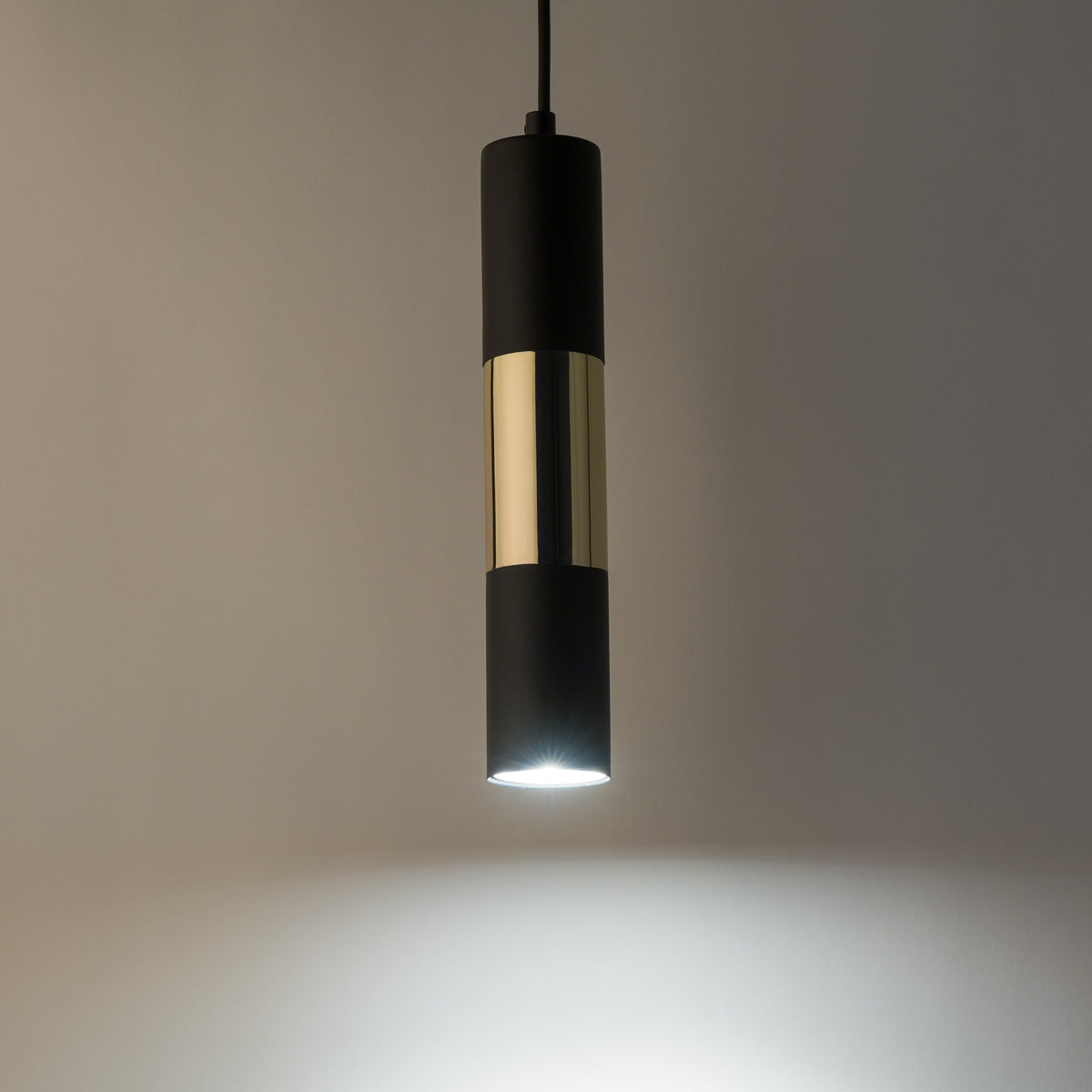 Pendul TK Lighting Vivien 1, negru, auriu, 4756