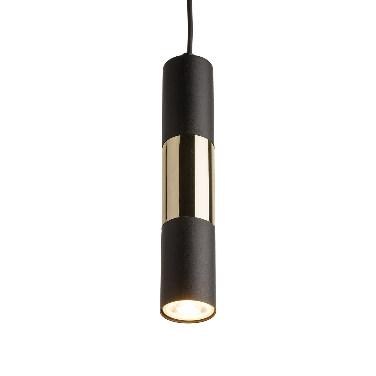 Pendul TK Lighting Vivien 1, negru, auriu, 4756