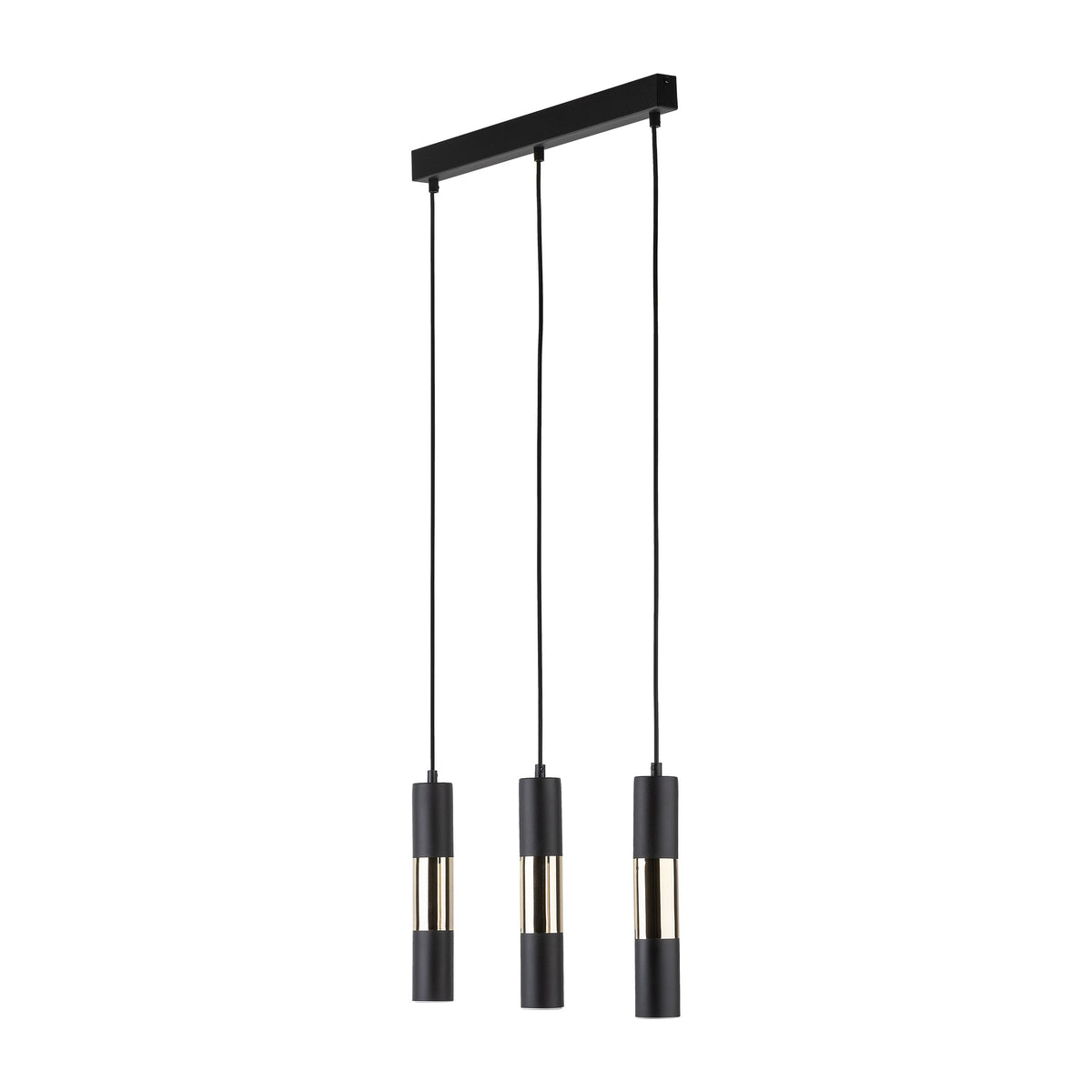 Lustră TK Lighting Vivien 3 Bară, negru, auriu, 3 x GU10, 4757