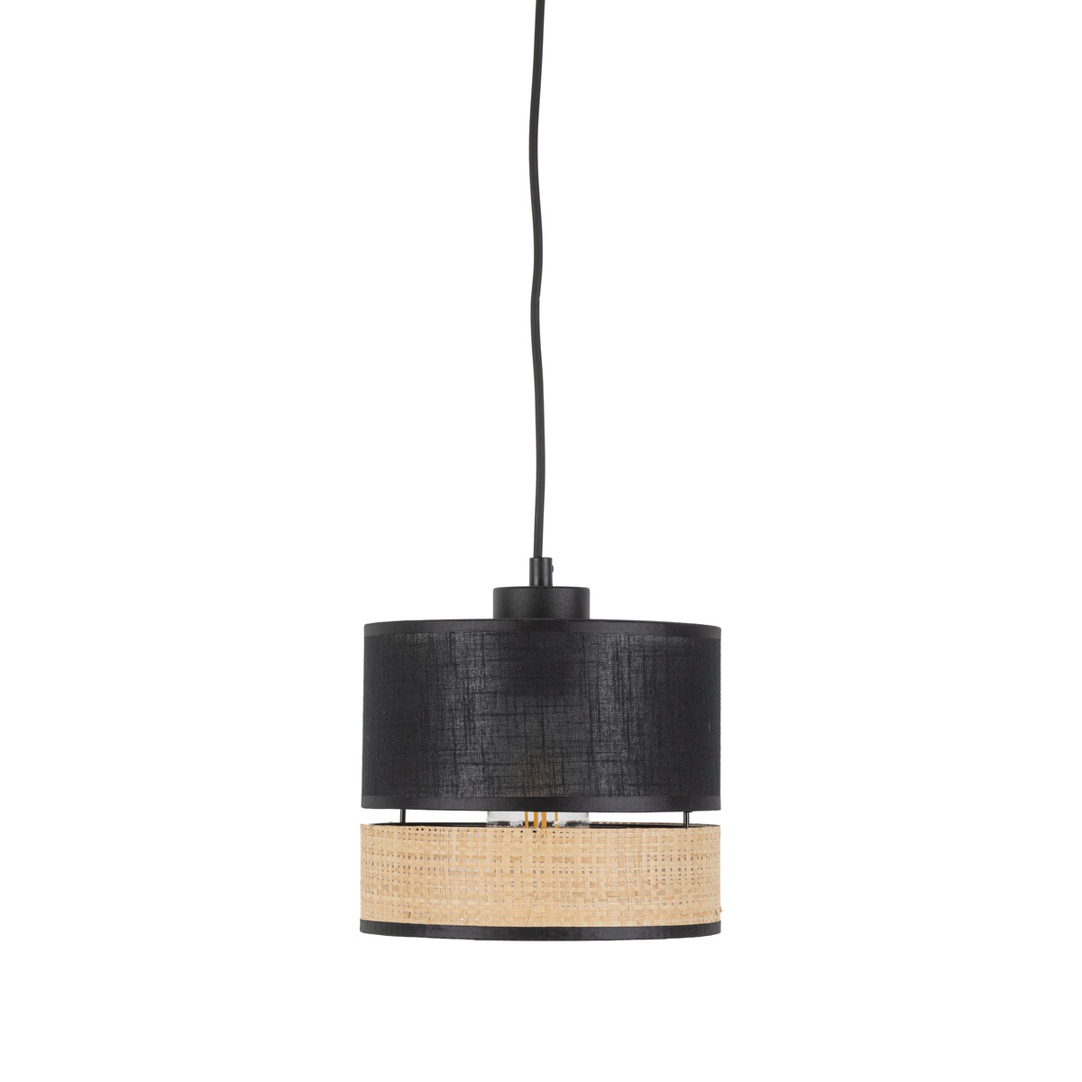 Pendul TK Lighting Paglia 1 200, negru, 4765
