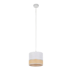 Pendul TK Lighting Paglia 1 200, alb, 4766