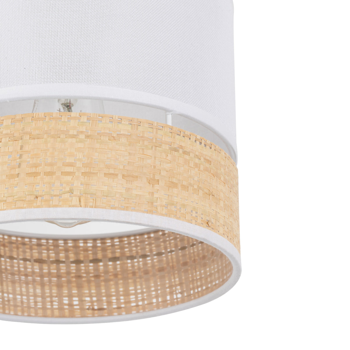 Pendul TK Lighting Paglia 1 200, alb, 4766