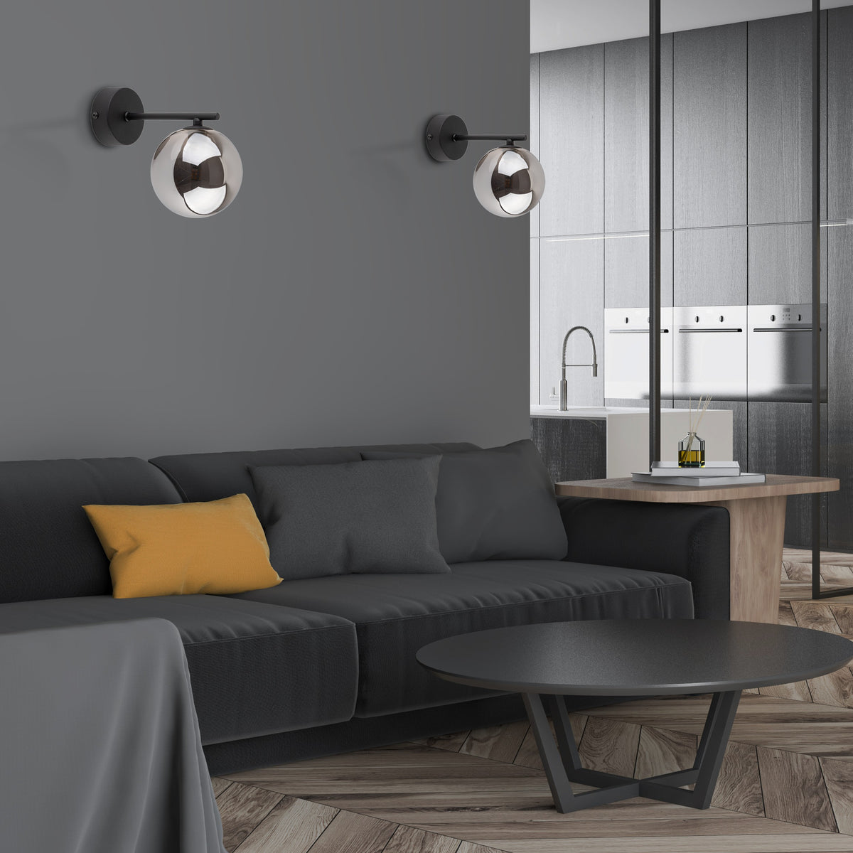 Aplică TK Lighting Estera 1, negru, 4777
