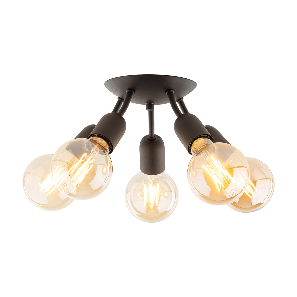 Plafonieră TK Lighting Rubio 5, 5 x E27, 4830