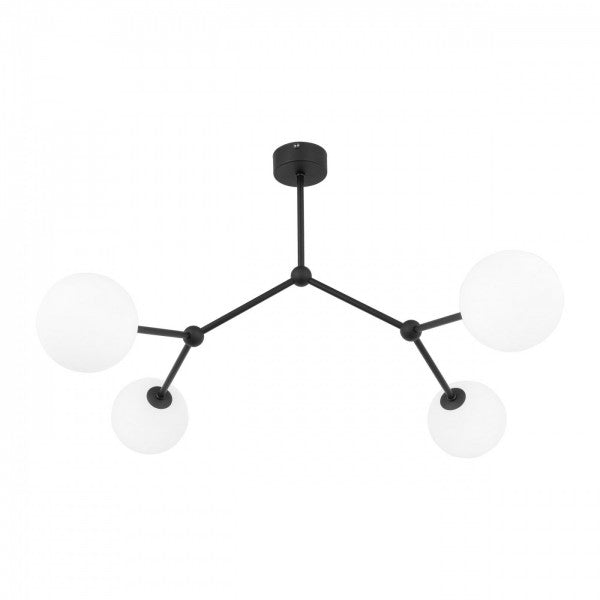 Lustră TK Lighting Fairy 4, negru, 4855