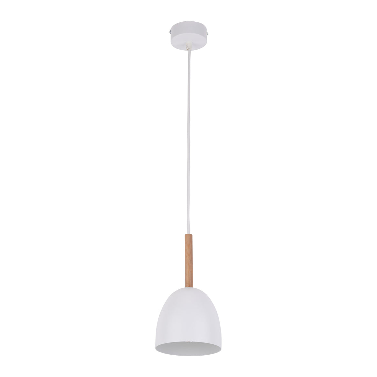 Pendul TK Lighting Nord 1, alb, 4868