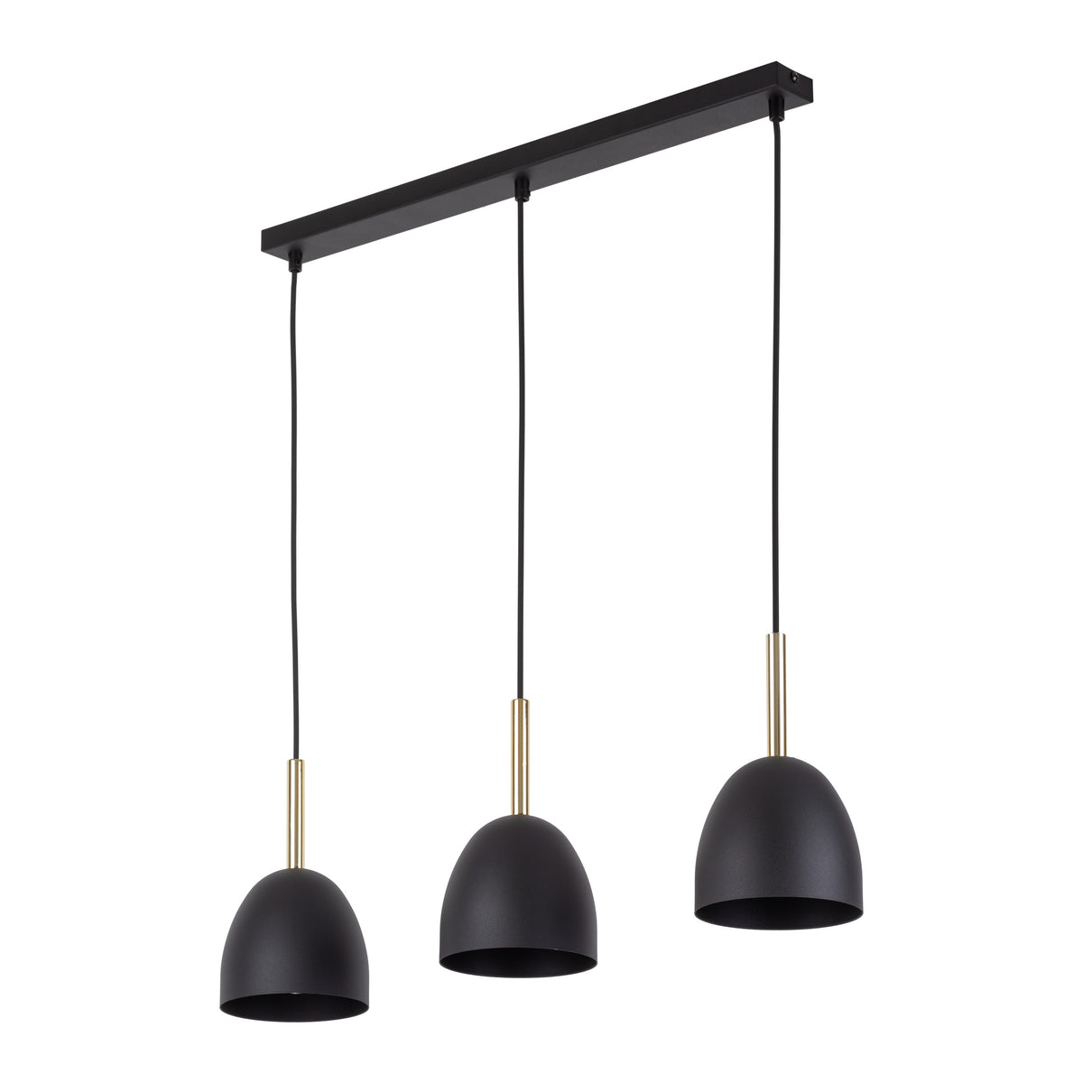 Lustră TK Lighting Nord 3, negru, 3 x E27, 4871