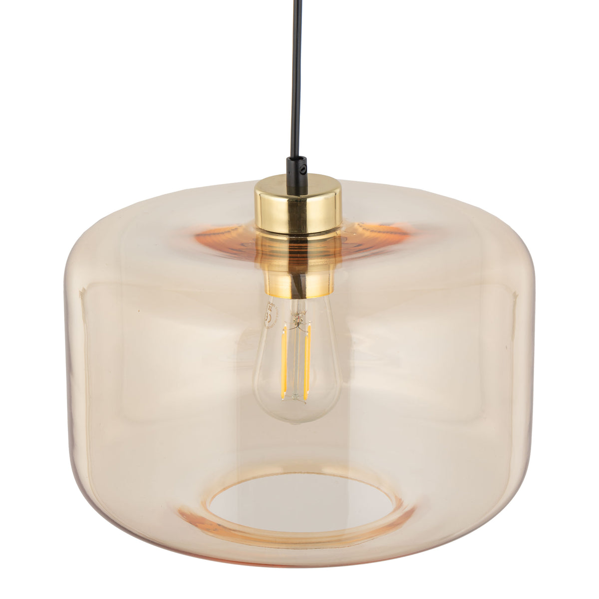 Pendul TK Lighting Alma 1, chihlimbar, 4900