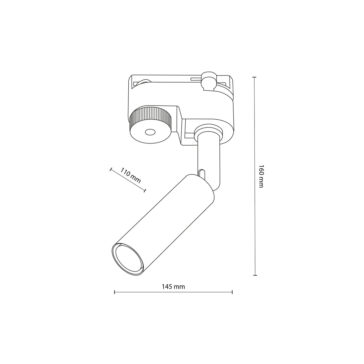 Spot pe șină TK Lighting Tracer Lagos 1, alb, 4956