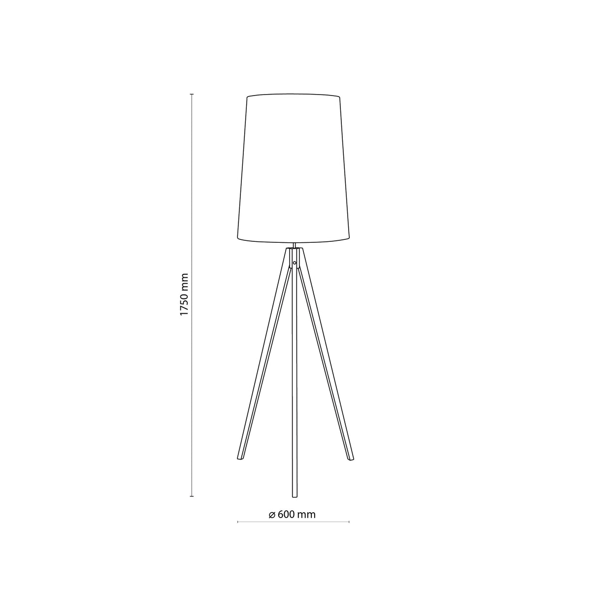 Lampadar TK Lighting Walz 1 Fsc 100% SA-COC-006060, gri, 5046