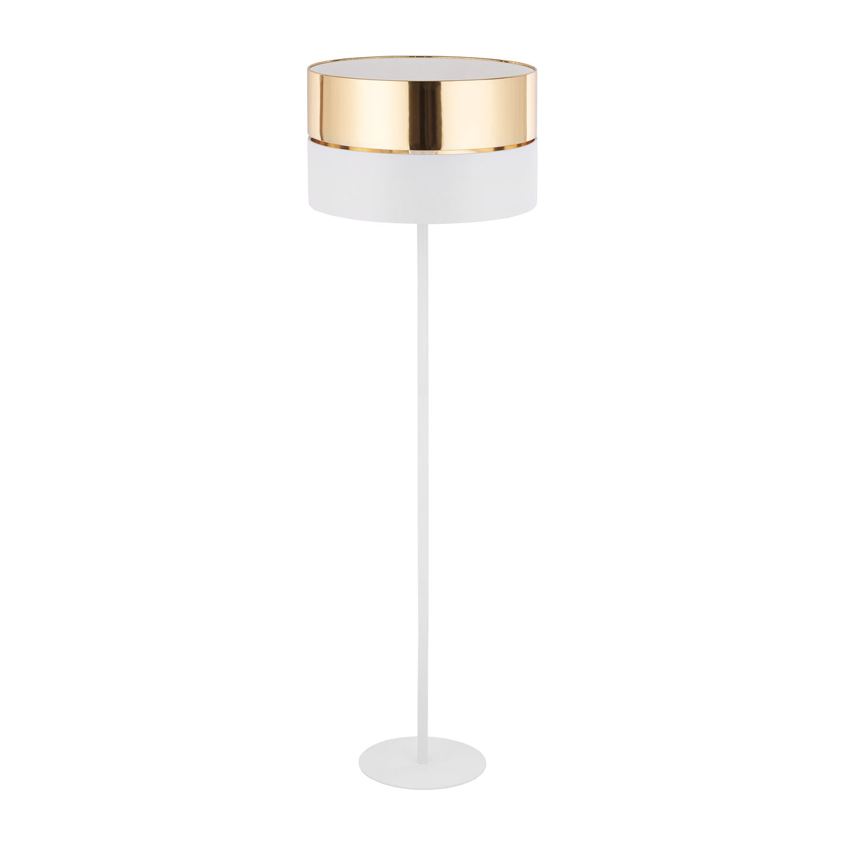 Lampadar TK Lighting Hilton 1, alb, auriu, 5074