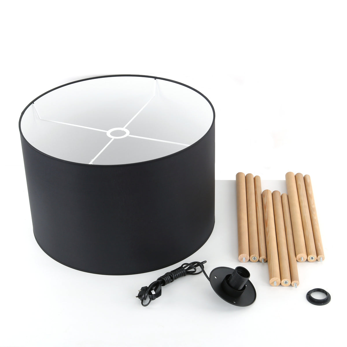Lampadar TK Lighting Tokyo 1, pin, negru, 5298