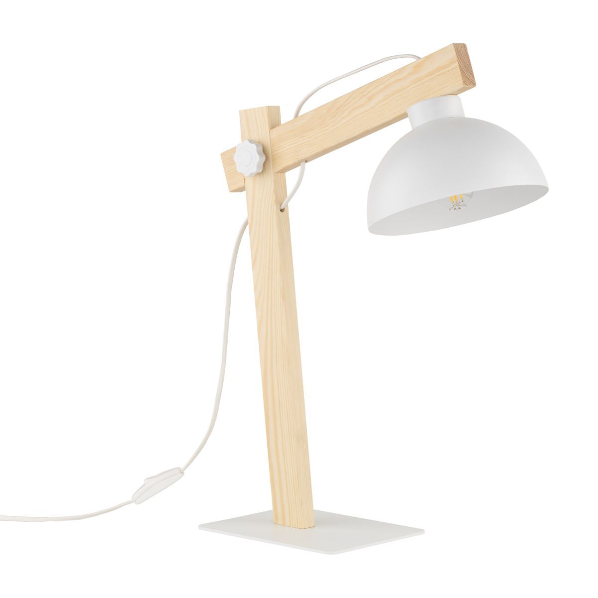 Veioză TK Lighting Oslo, alb, 5347