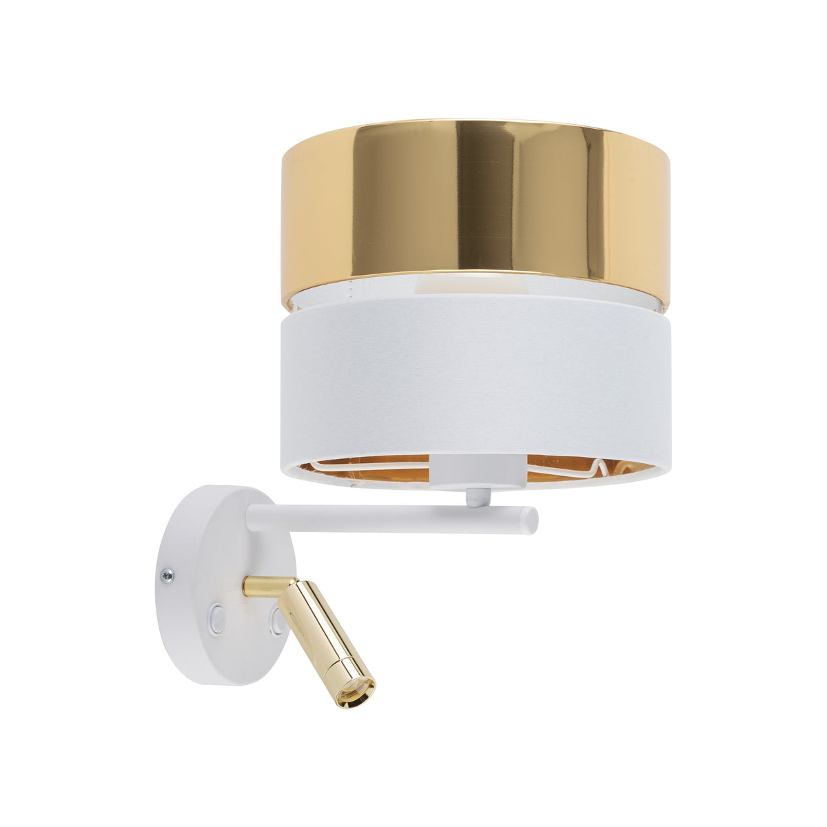Aplică TK Lighting Hilton 2, alb, auriu, 2 x E27, 5361