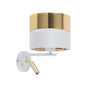 Aplică TK Lighting Hilton 2, alb, auriu, 2 x E27, 5361