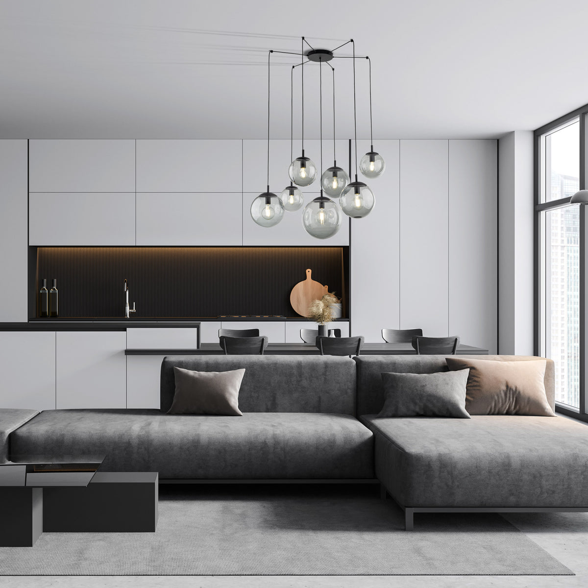 Lustra Esme Graphite 7 4863