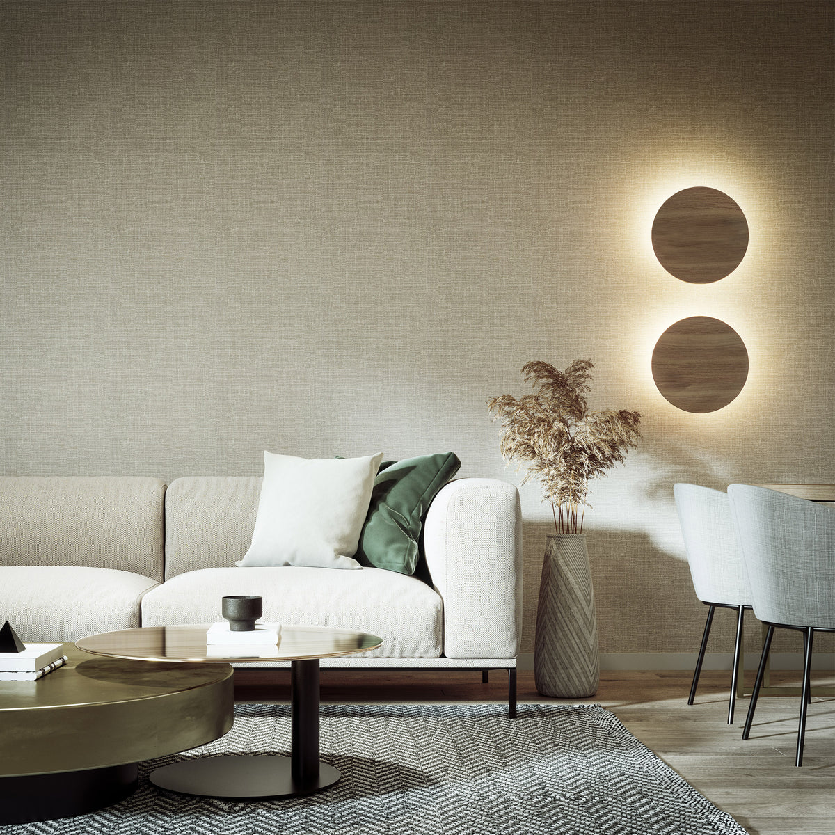 Lampa de perete Luna Wood 40 cm TK 5449