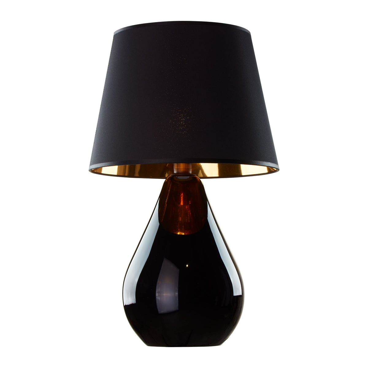 Veioză TK Lighting Lacrima 1, negru, auriu, 5454