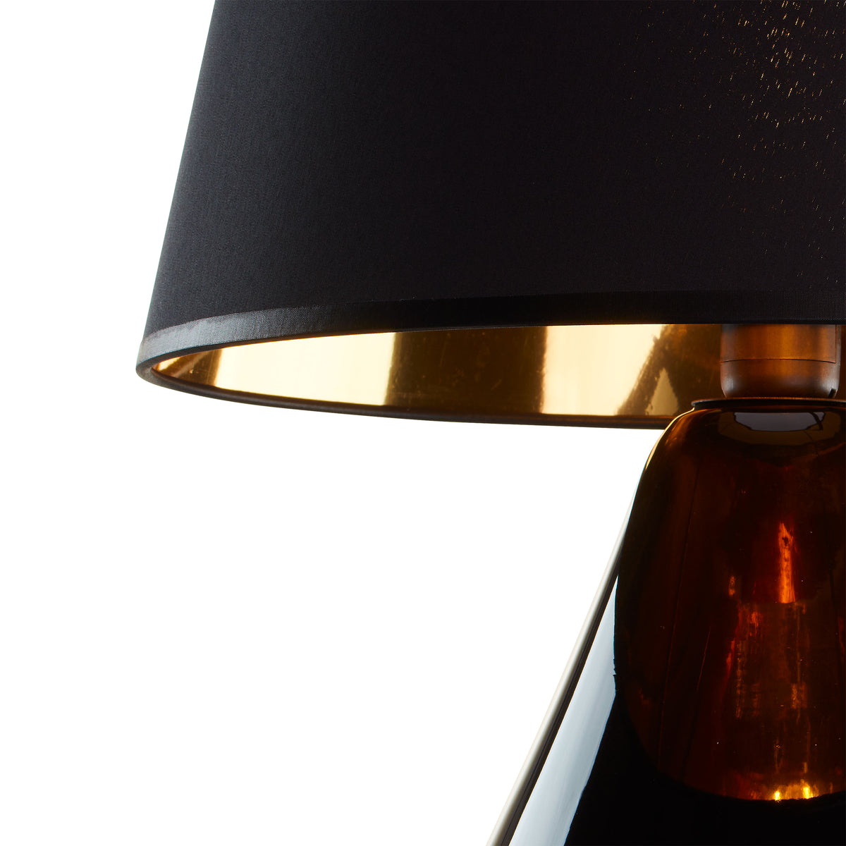 Veioză TK Lighting Lacrima 1, negru, auriu, 5454