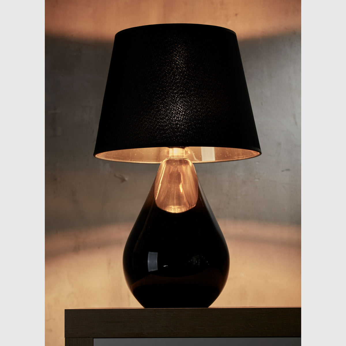 Veioză TK Lighting Lacrima 1, negru, auriu, 5454