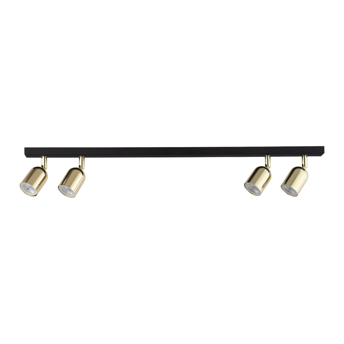 Plafonieră TK Lighting Top 4, negru, auriu, 4 x GU10, 5619