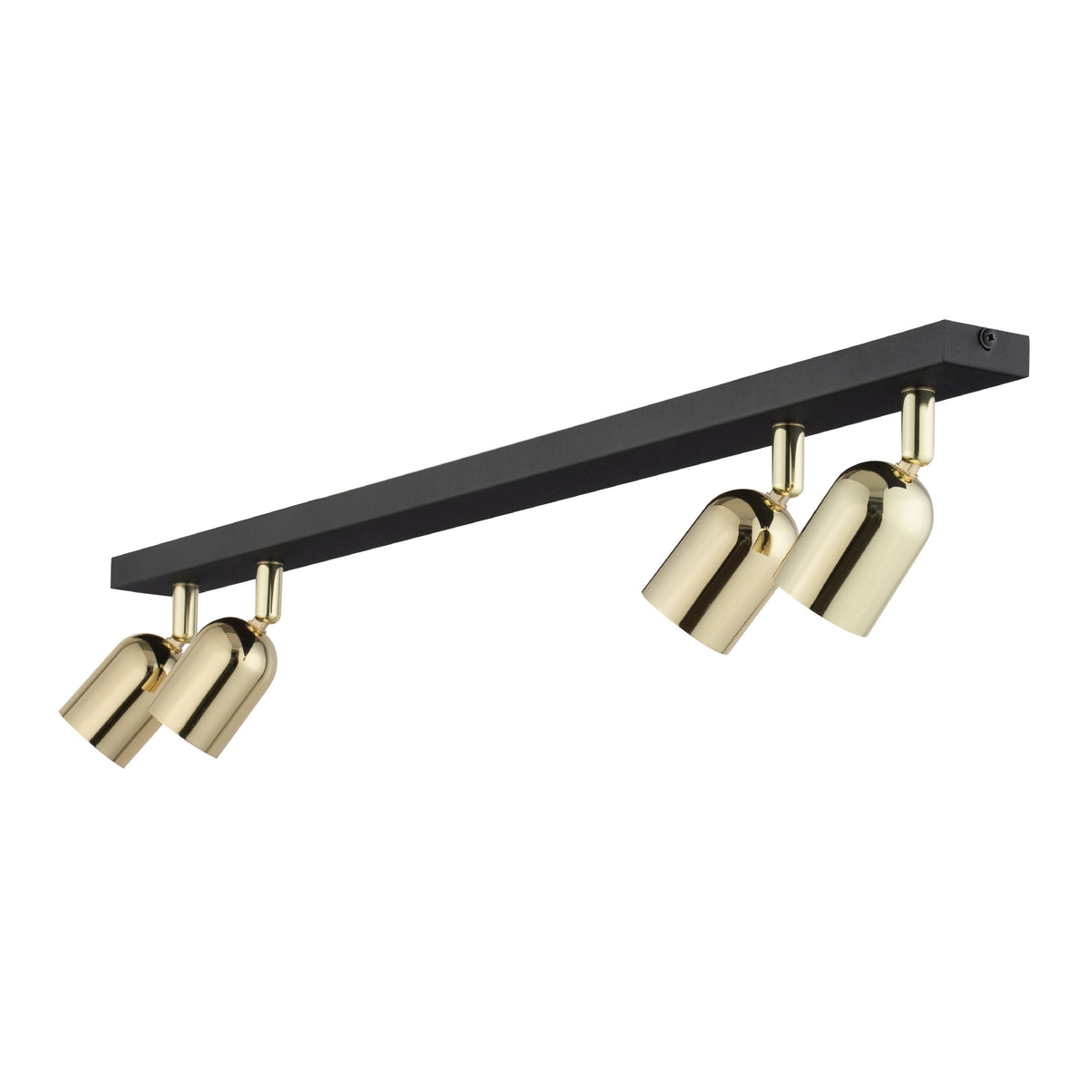 Plafonieră TK Lighting Top 4, negru, auriu, 4 x GU10, 5619