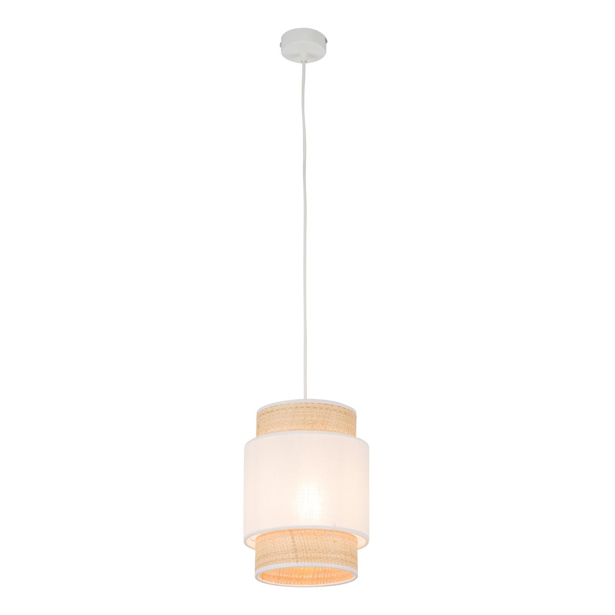 Pendul TK Lighting Boho 1 200, alb, 5652