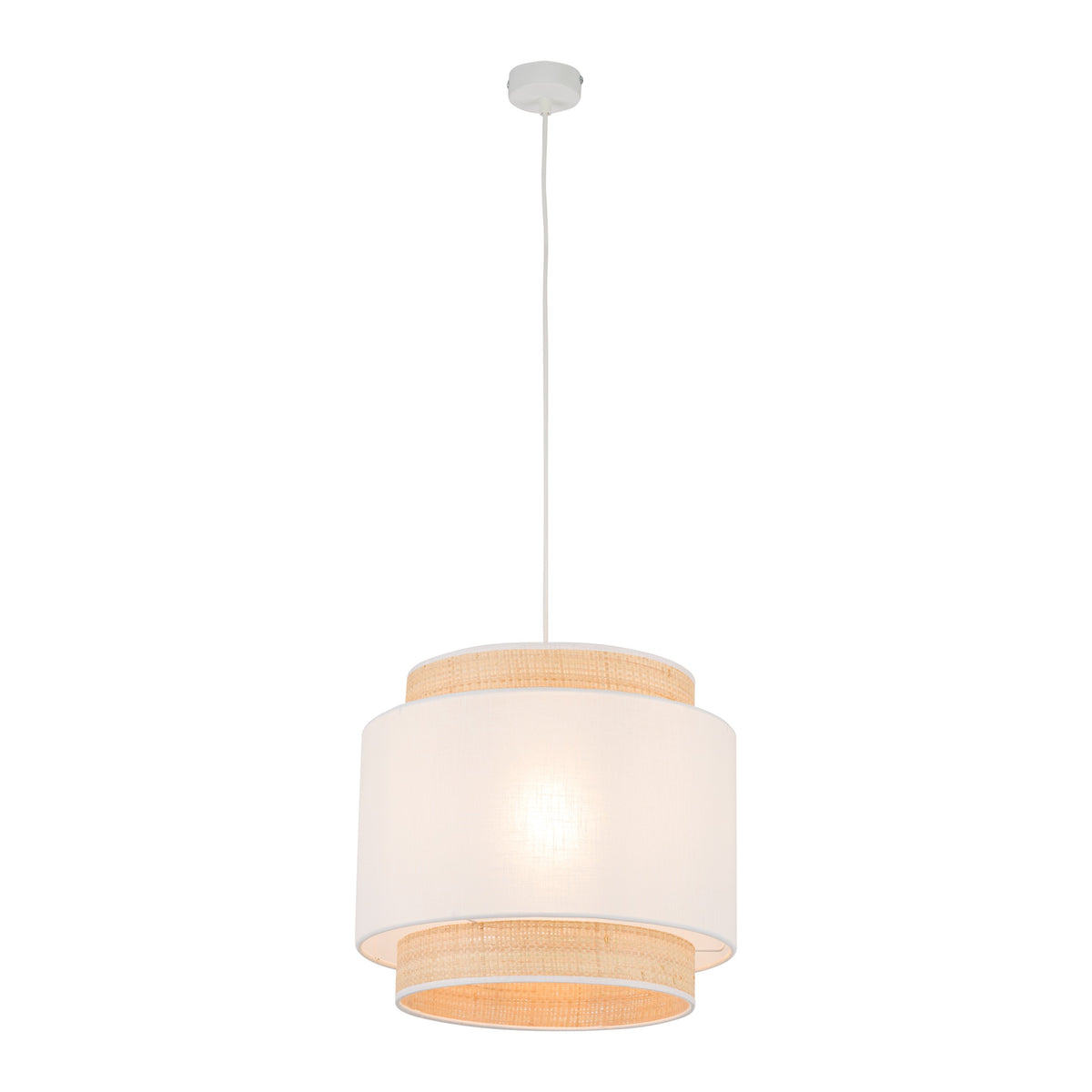 Pendul TK Lighting Boho 1, alb, 5653