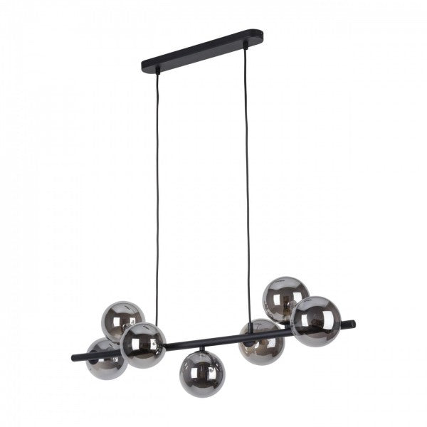 Lustră TK Lighting Estera 7, negru, 5666