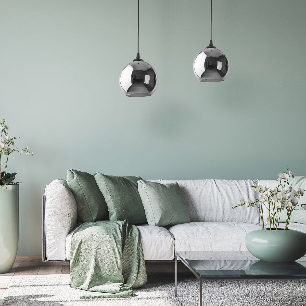 Pendul TK Lighting Venezia 1, crom, 5740