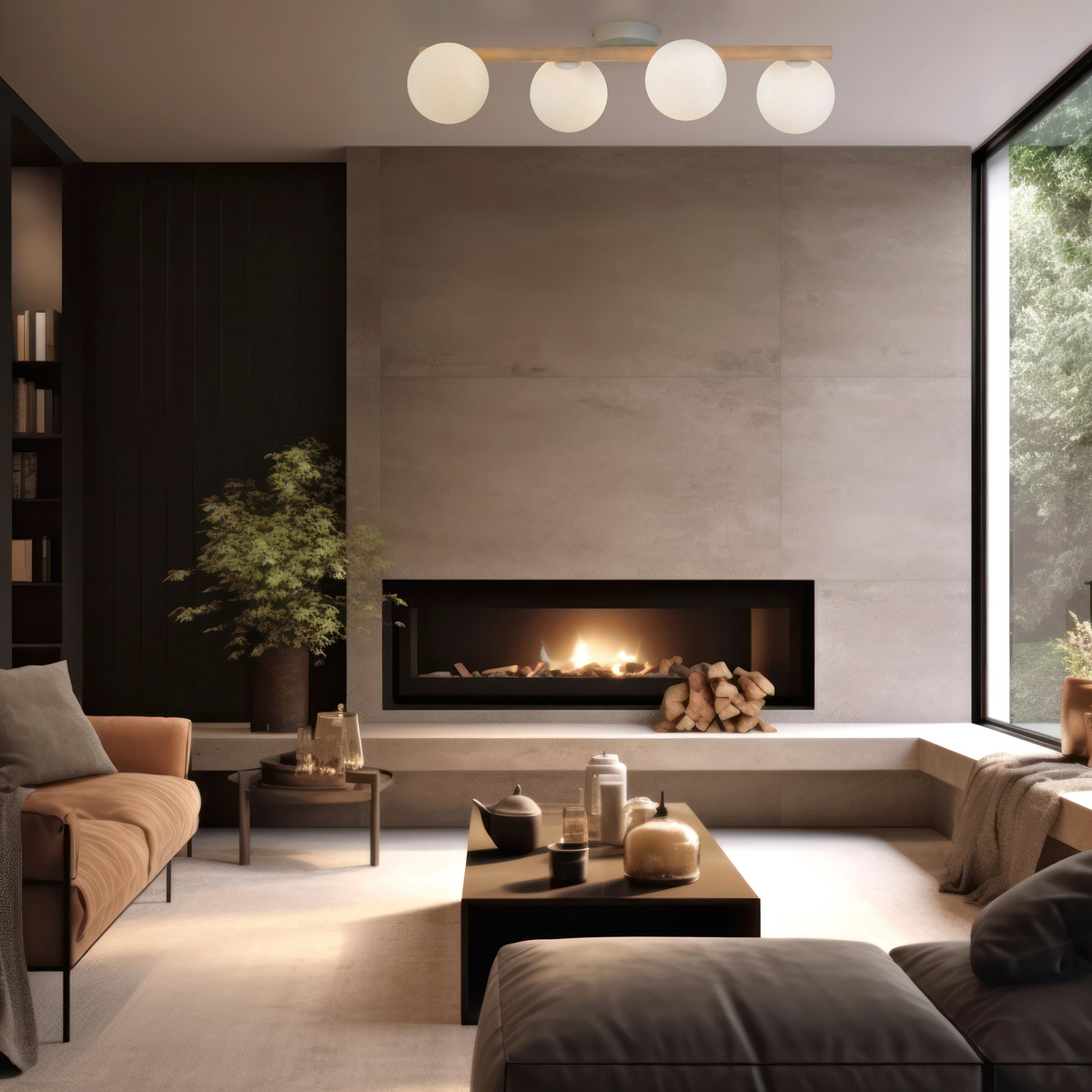 Plafoniera Estera Wood 5769