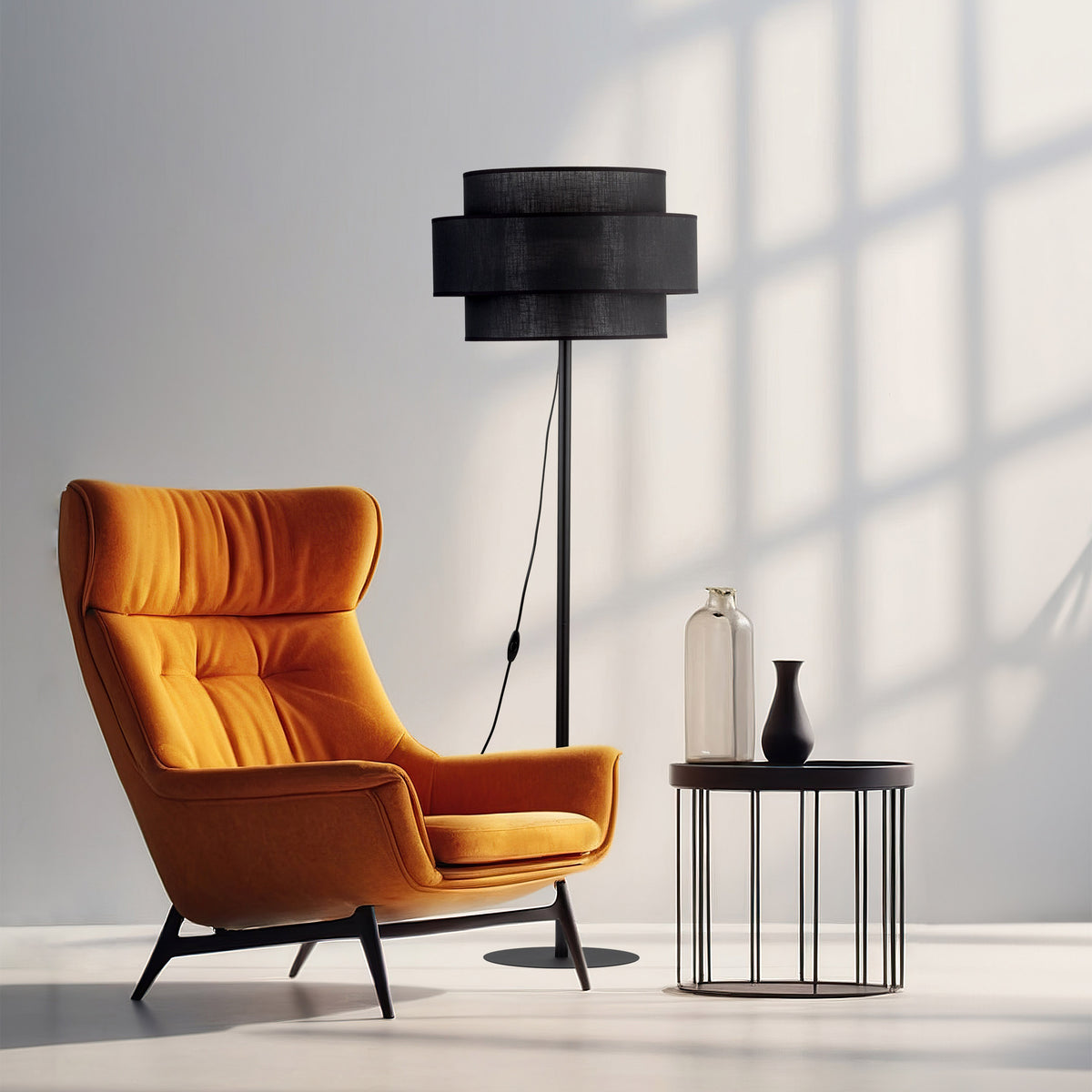 Lampa Calisto Black 5896