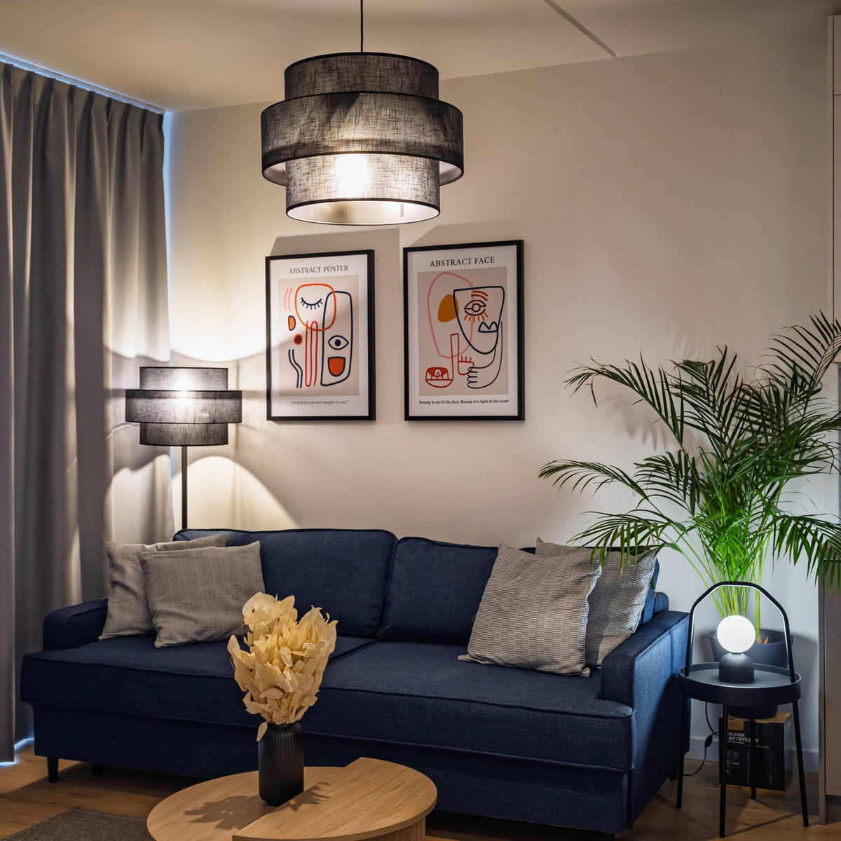 Lampa Calisto Black 5896