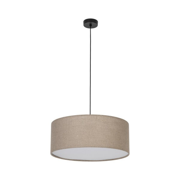 Lampă suspendată TK Lighting Earth, bej, 10100