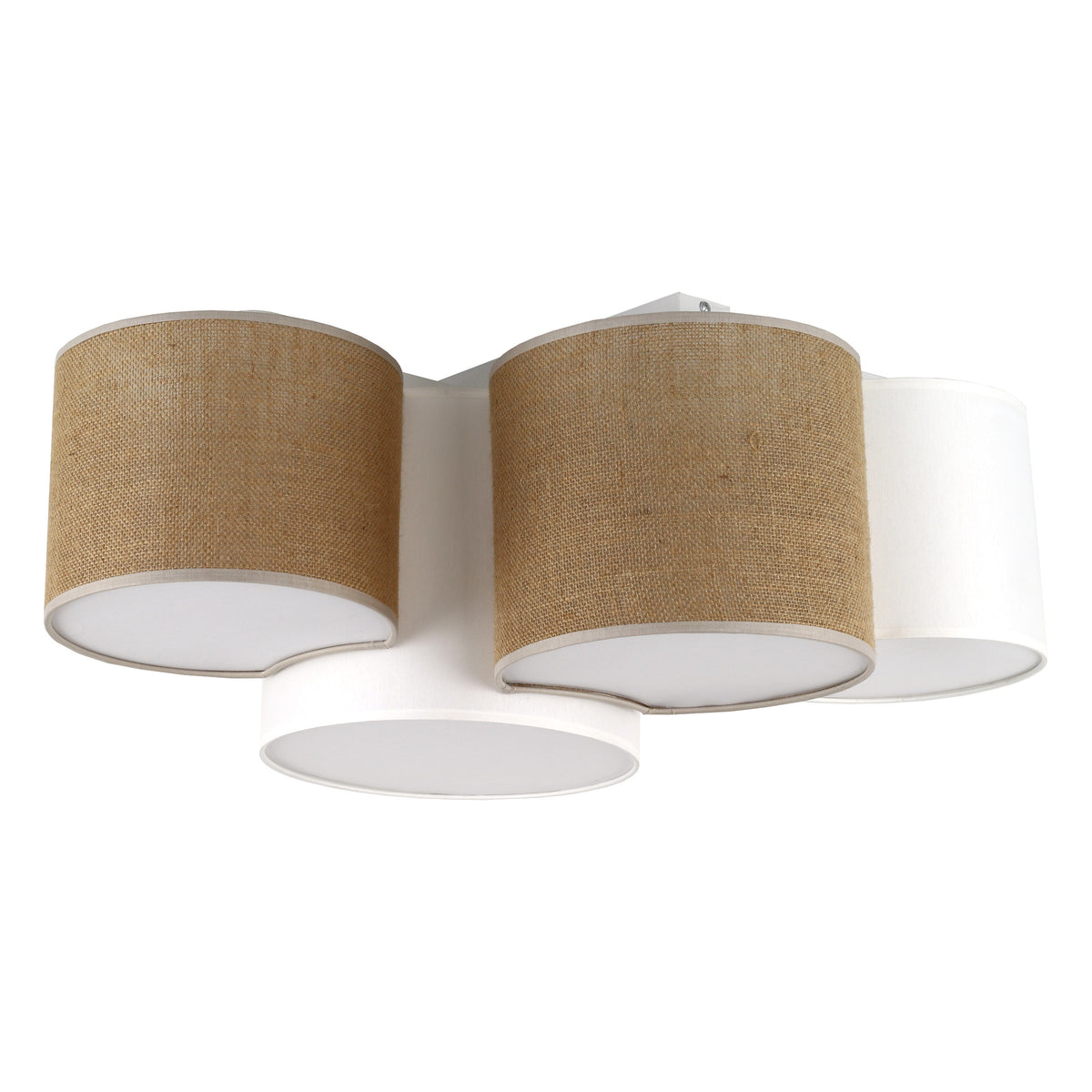 Plafonieră TK Lighting Mona 4, iută, 4 x E27, 5908