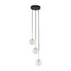 Lampa suspendată Nilos Black/Gold 5942