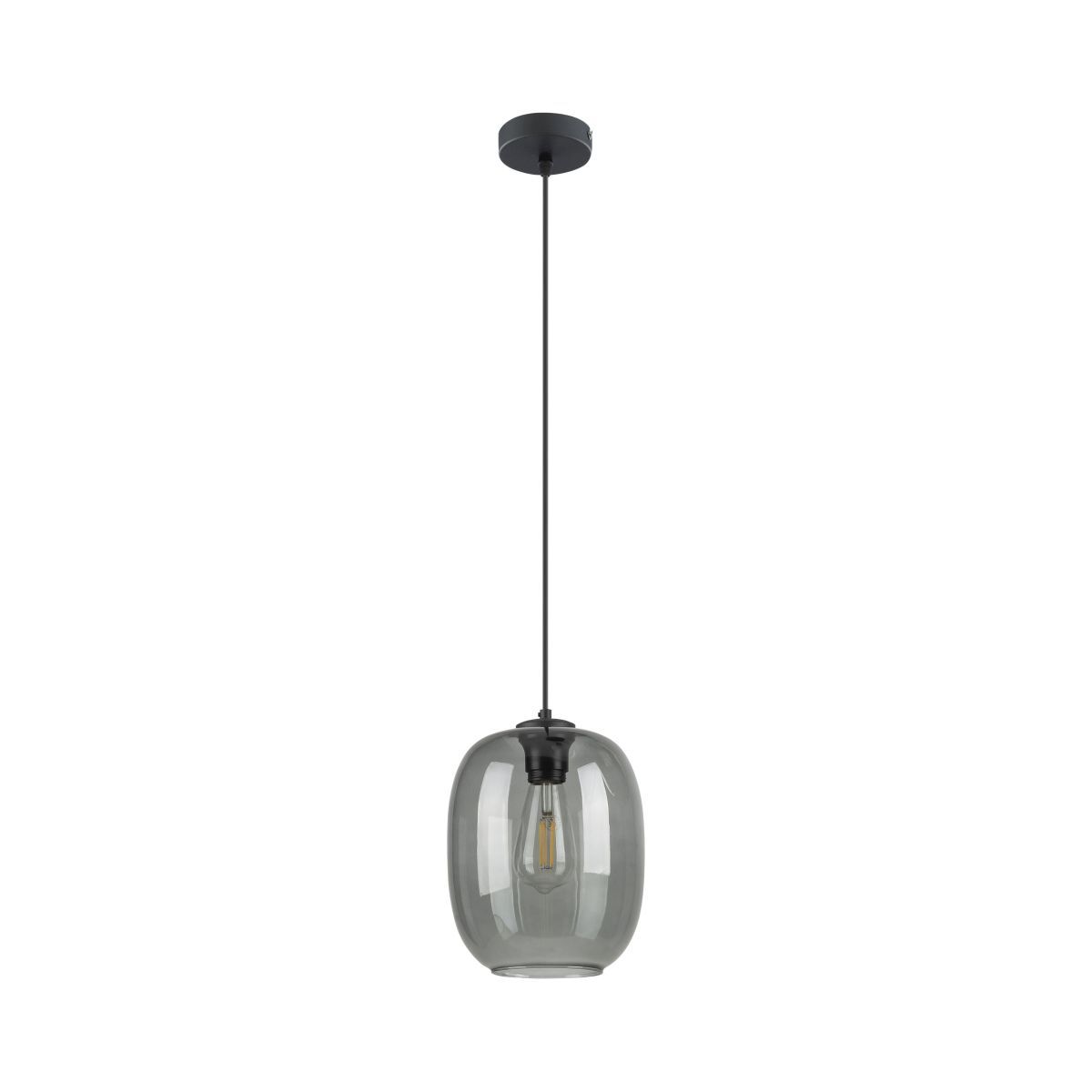 Lampă suspendată TK Lighting Elio, grafit, 5971