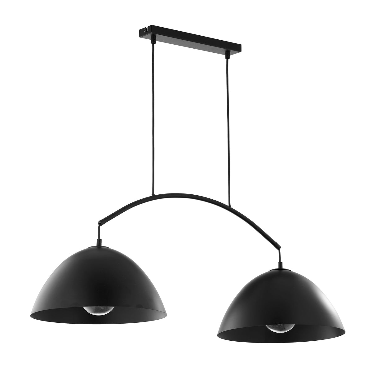 Lustră TK Lighting Faro 2, negru, 2 x E27, 6008