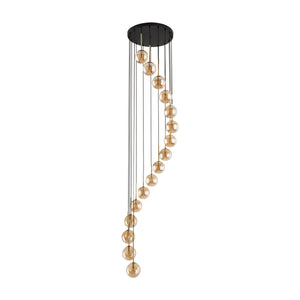 Lustră TK Lighting Aurora 16, auriu, 16 x G9, 6023