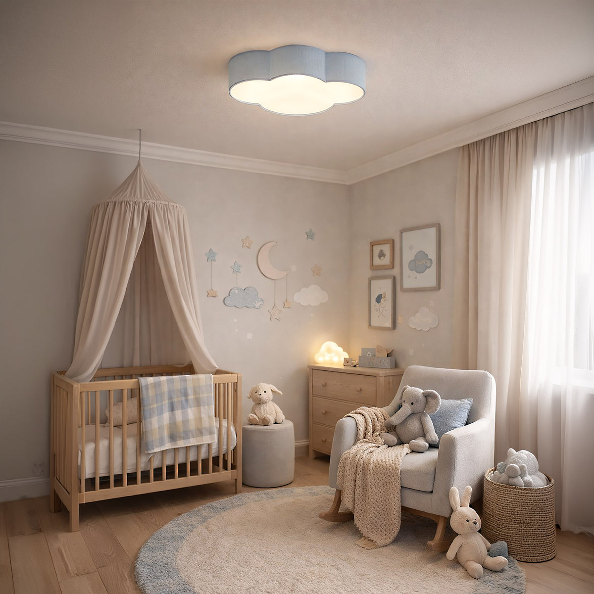 Plafoniera Cloud Blue Mini 2 6074